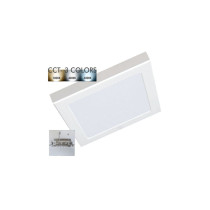 Downlight + Plafonnier LED - Carre - WHITE LUMILEDS - 24W RÉGLABLE - CCT Couleur Sélectionnable