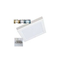 Downlight + Plafón LED - Cuadrado- MOSS BLANCO LUMILEDS - 18W AJUSTABLE - CCT Color Seleccionable