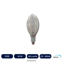 Lampara LED 45W E27 Alta Luminosidad