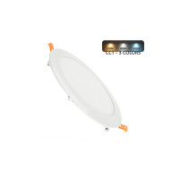 Placa Slim LED Circular 15W - CCT - OSRAM CHIP DURIS E2835