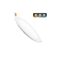 Plaque Slim LED Circulaire 24W - CCT - OSRAM CHIP DURIS E2835