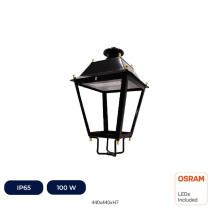 Lampadaire LED Villa en aluminium forgé 40W-50W-65W-100W