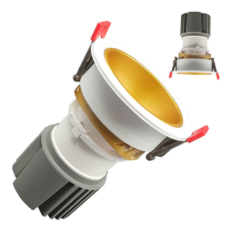Downlight LED Circular 15W Basculante - Blanco - CRI+92 - UGR13