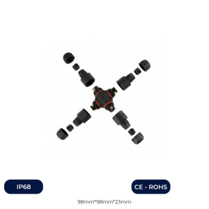 Connecteur de câble X IP67