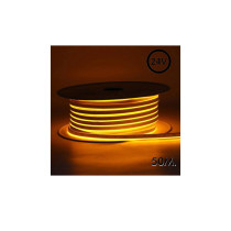 Neón LED Flexible 24V - 13W/m - Bobina 50m - 6x12mm - Naranja